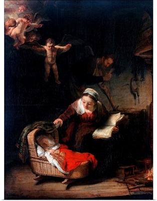 Holy Family By Rembrandt Van Rijn