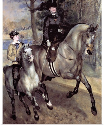 Horsewoman in the Bois de Boulogne by Pierre Auguste Renoir