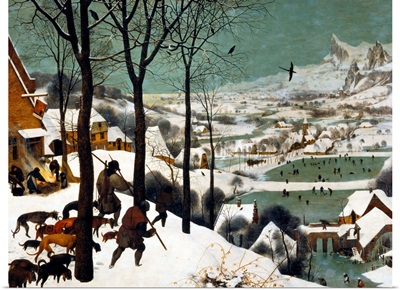 Hunters In The Snow (Winter) By Pieter Brueghel The Elder