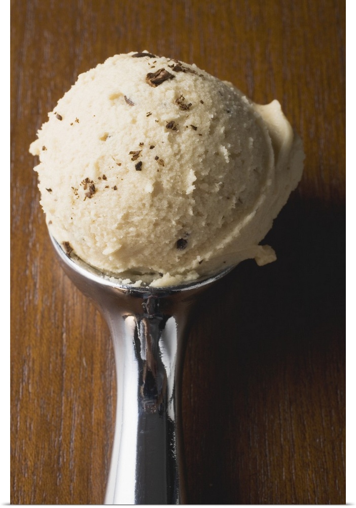 Ice cream in ice cream scoop