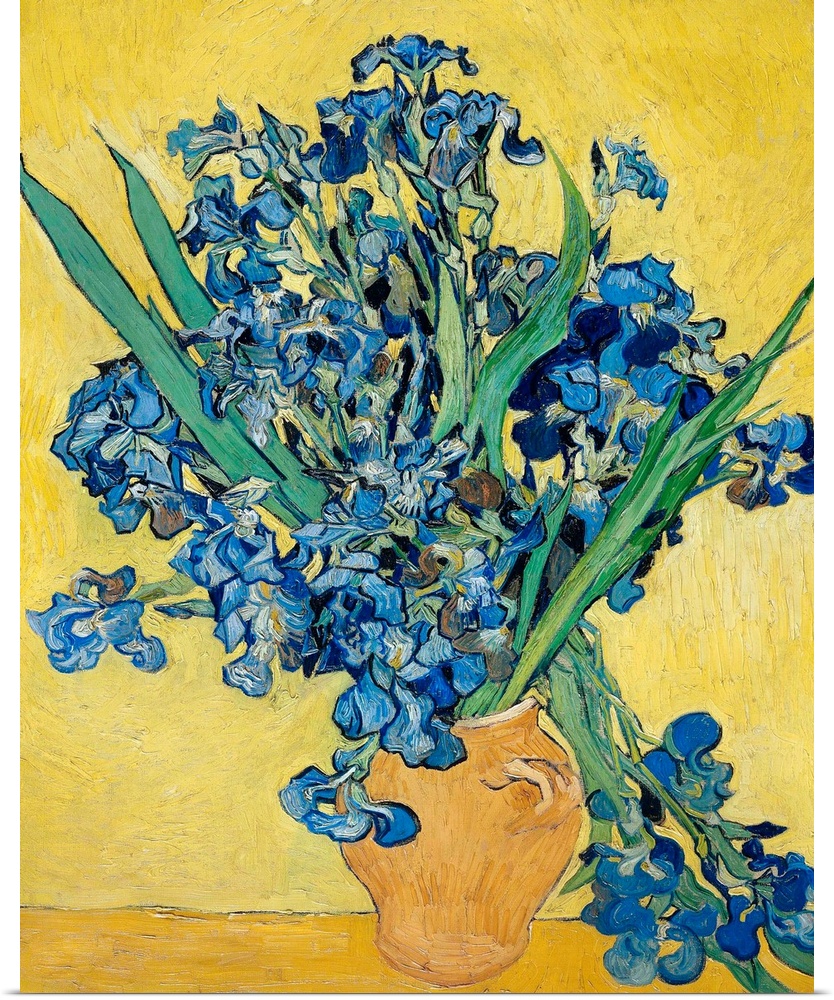 Vincent van Gogh (French, 1853-1890), Irises, 1890, oil on canvas, Van Gogh Museum, Amsterdam.