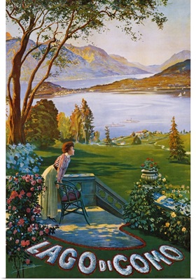 Lago Di Como Poster By Elio Ximenes