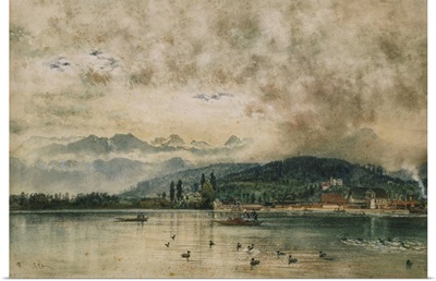 Lake Lucerne, Switzerland By Rudolf Von Alt