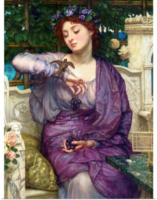Lesbia And Her Sparrow By Edward John Poynter