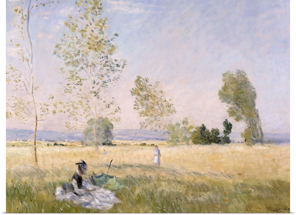 Claude Monet (1840?1926), L'Ete (Summer), 1874. Oil on canvas, 80 x 57 cm (31.5 x 22.4 in). Alte Nationalgalerie, Berlin, ...