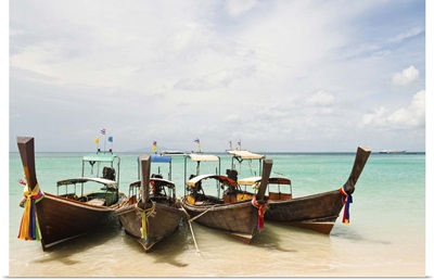 Longtail boats at Phi Phi Island, Thailand