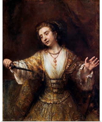Lucretia By Rembrandt Van Rijn