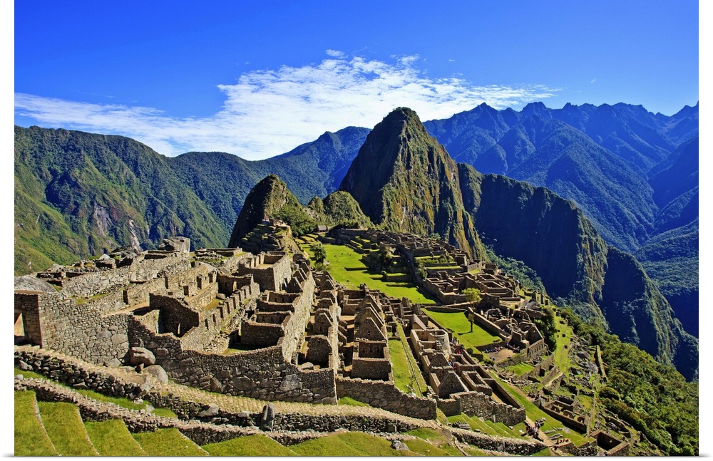 Machu Picchu is a 15th century Inca site located 2,430 metres above sea level on a mountain ridge above the Urubamba Valle...