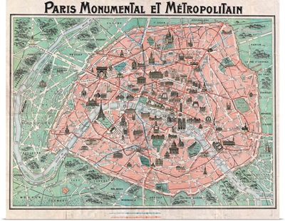 Map Of Paris