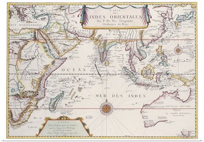 Map of South East Asia in the 17th Century