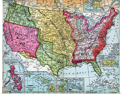 Map Of United States Expansion