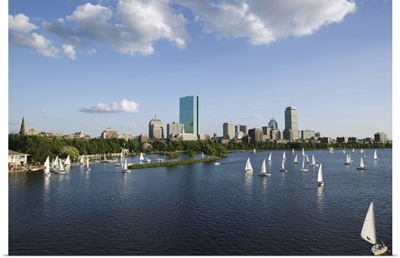 Massachusetts, Boston, Back Bay and Charles River