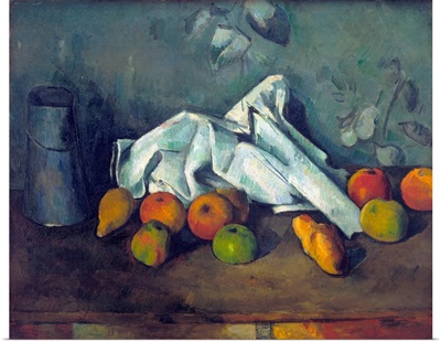 Milk Can And Apples By Paul Cezanne
