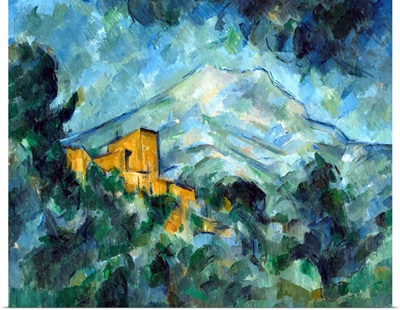 Mont Sainte-Victoire And Chateau Noir By Paul Cezanne