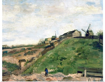 Montmartre Hill With Stone Quarry By Vincent Van Gogh