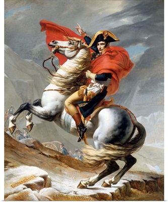 Napoleon Crossing The Saint-Bernard Pass By Jacques-Louis David