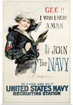 Navy Recruitment Poster By Howard Chandler Christy