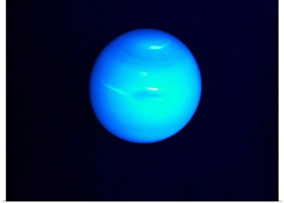 Neptune, dynamic blue-green atmosphere
