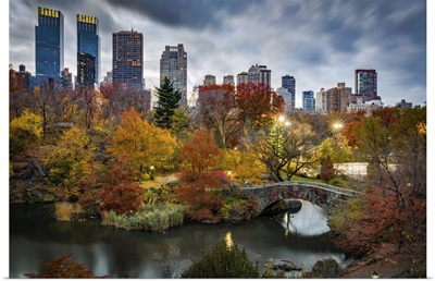New York Central Park In Autumn