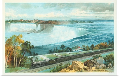 Niagara Falls From Michigan Central Train Poster By Charles Graham