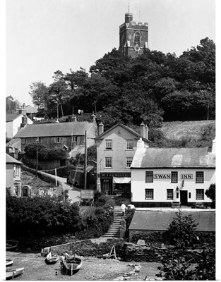 Noss Mayo Harbour, Village And Church