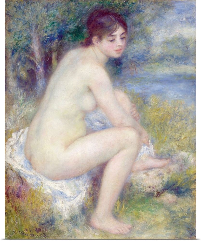 1883. Oil on canvas. 65 x 54 cm (25.6 x 21.3 in). Musee de l'Orangerie, Paris, France.