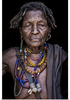 Old Woman From Arbore Tribe (Africa)