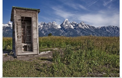 Outhouse at Grand Teton National Park