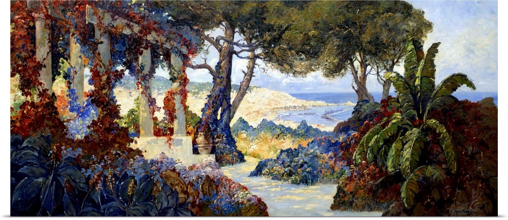 Painting of 'The Bay of Algiers' by Paul Fenasse