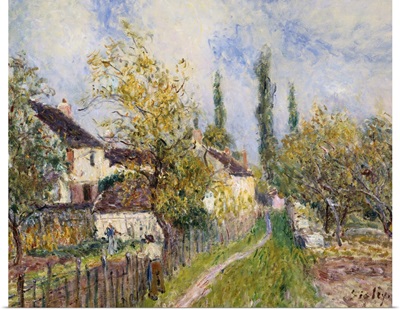 Painting Of The French Countryside By Alfred Sisley