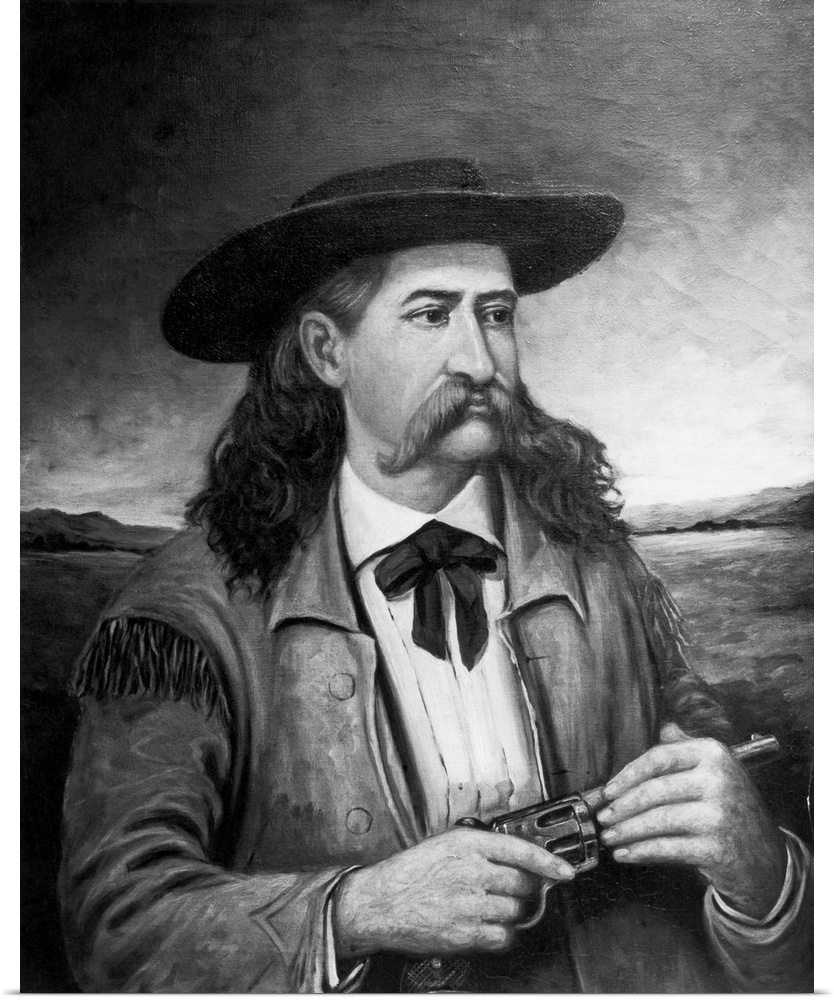 Wild Bill Hickok. Painting by HC Cross* Gilcrease Institute, Tulsa. BPA2