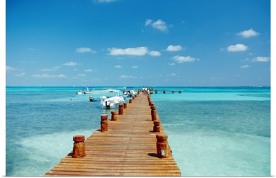 Pier in Cancun, Mexico