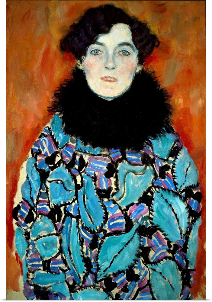 Portrait of Johanna Staude, 1917-1918, Gustav Klimt (1862-1918), 70x50 cm - Oesterreichische Galerie im Belvedere, Vienna,...