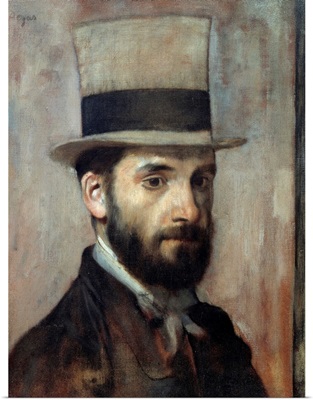 Portrait of Leon Bonnat by Edgar Degas