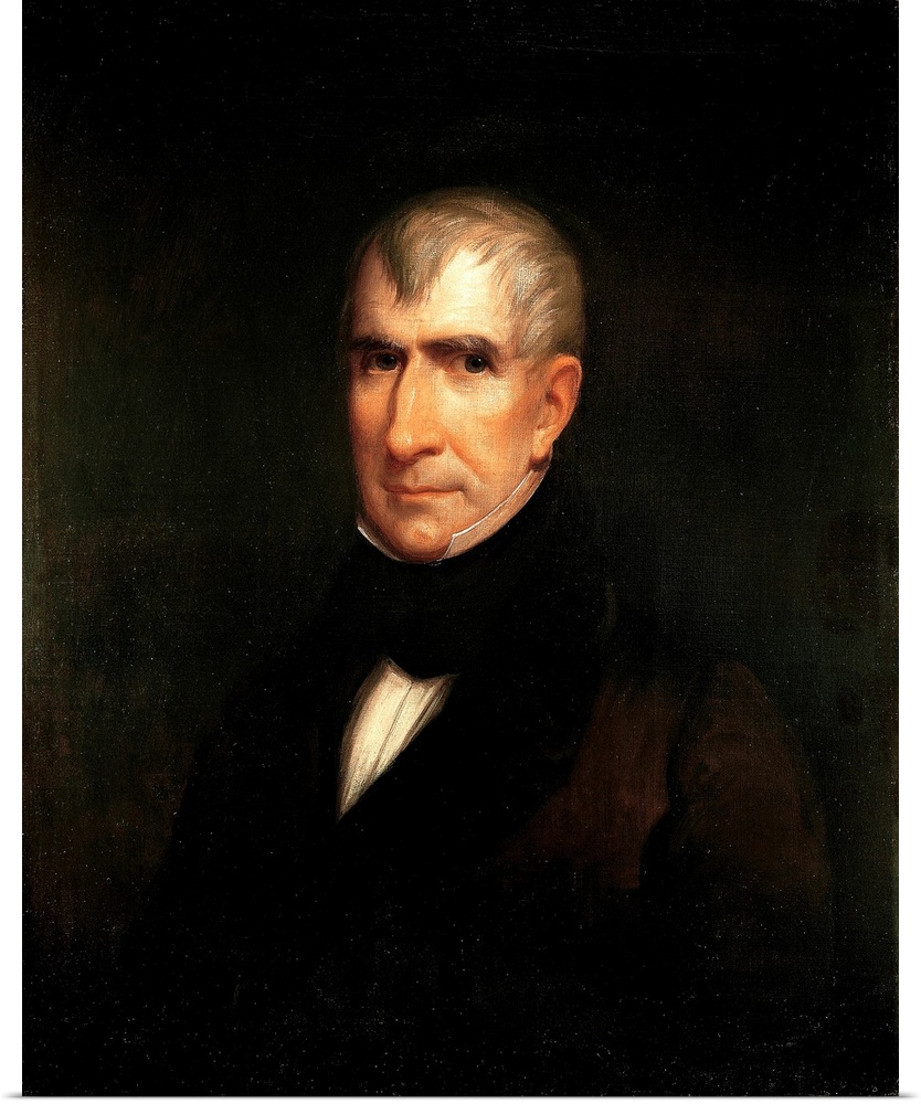 James Reid Lambdin, Portrait of President William Henry Harrison, 1835, oil on canvas, 76.2 x 63.5 cm (30 x 25 in). White ...