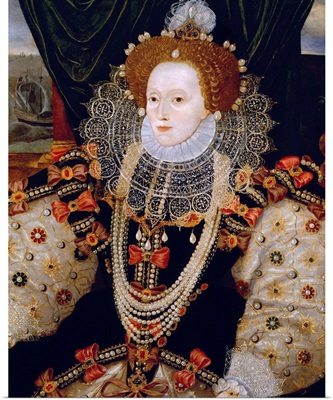 Portrait Of Queen Elizabeth I Of England (The Armada Portrait)