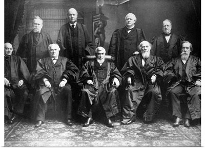 Portrait Of The 1888 Supreme Court