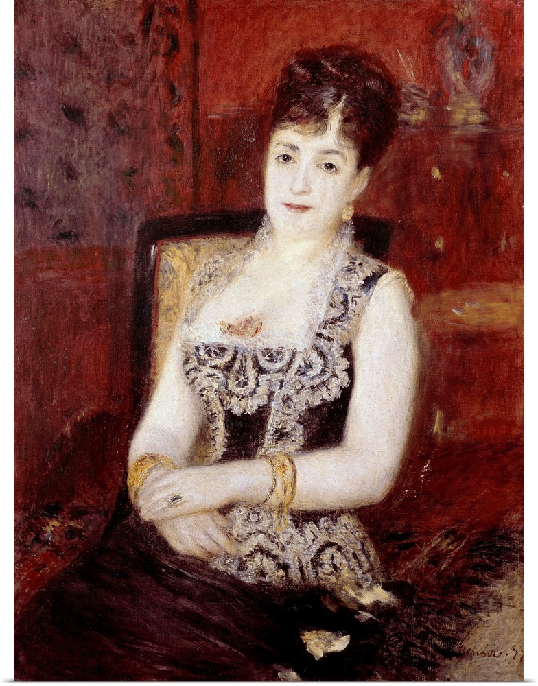 Countess Pourtales, 1877, by Pierre Auguste Renoir (1841-1919) 95x72cm. San Paolo, Museu De Arte De Sao Paulo