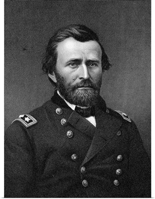 Portrait Print Of General Ulysses S. Grant