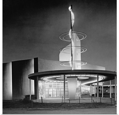Power Distribution Building At The 1939 World's Fair