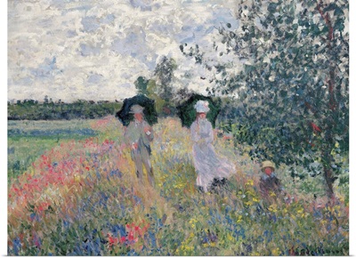 Promenade Pres D'Argenteuil By Claude Monet