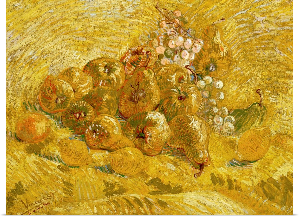 Vincent van Gogh (Dutch, 18531890), Quinces, Lemons, Pears and Grapes, 1887-88, oil on canvas, 48.5 x 65 cm (19.1 x 25.6 i...