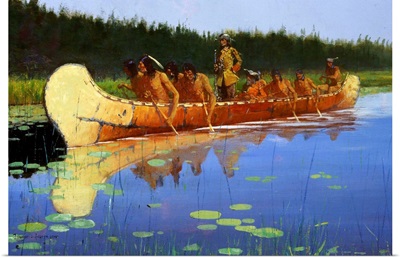 Radisson And Groseilliers By Frederic Remington