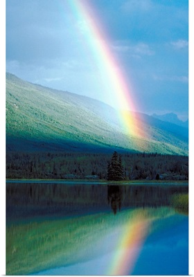 Rainbow reflection, Northwest Territories