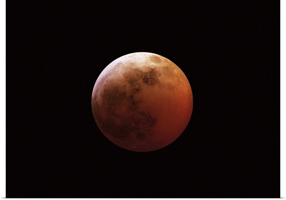 Red Eclipse moon.
