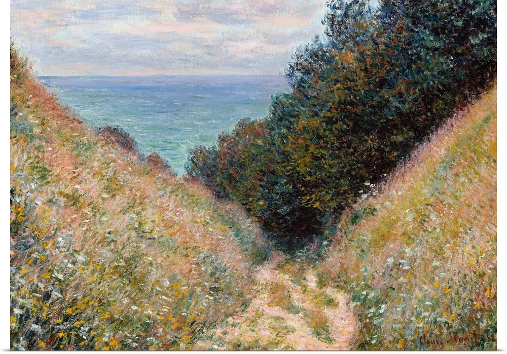 Claude Monet (French, 1840-1926), Road at La Cavee, Pourville, 1882, oil on canvas, 60.3 x 81.6 cm (23.7 x 32.1 in), Museu...