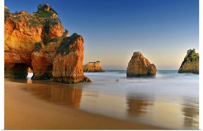Rocks in sea, Portugal.