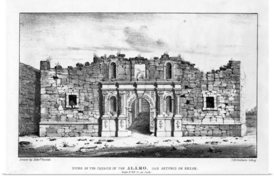 Ruins Of The Church Of The Alamo
