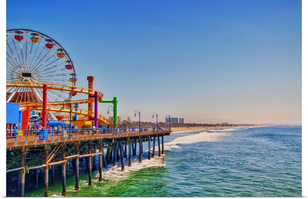 Poster Print Wall Art entitled Santa Monica Pier | eBay