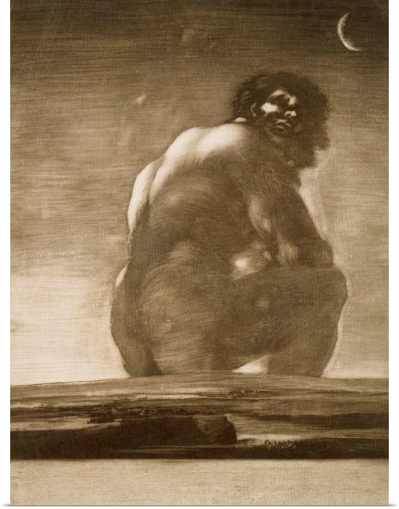 Francisco Goya y Lucientes (Spanish, 1746-1828), Seated Giant, 1818, aquatint, 28.5 21 cm (11.2 x 8.3 in), private collection